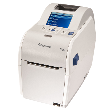 Intermec PC23d (203dpi, LCD, HF RFID, USB, USB-host, белый)